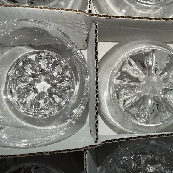 Elegant Clear Glass Bowl Set - Picture 5 of 7